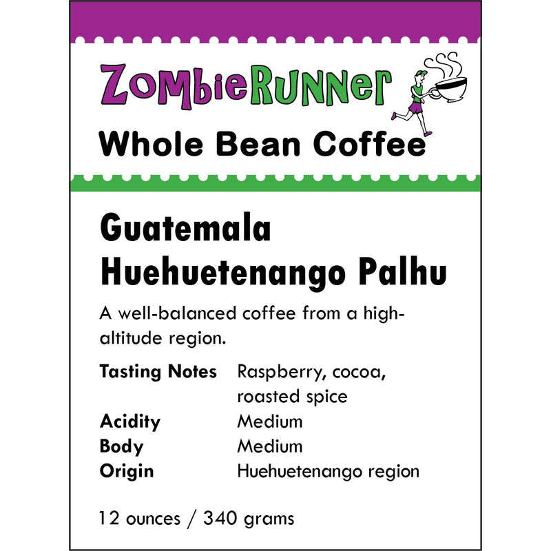 Whole Bean Coffee - Guatemala Huehuetenango Palhu (12 oz)