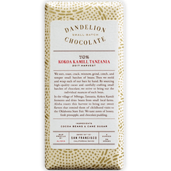 Dandelion Chocolate - Kokoa Kamili Tanzania 70%